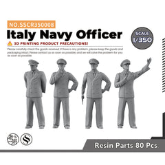 SSMODEL SSCR008 Miniatures Soldier Model Kit Italy Navy Officer