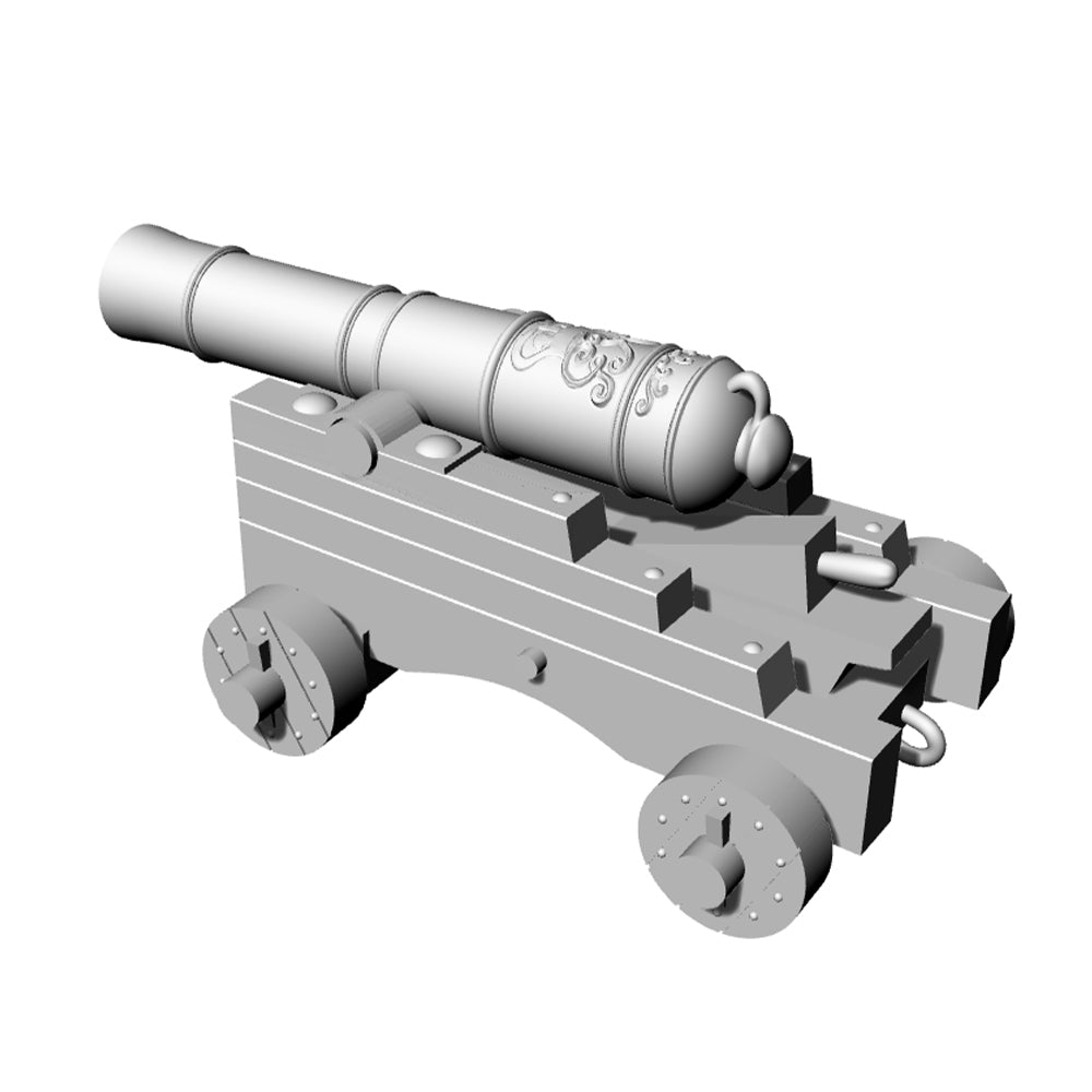 SSMODEL SSF-001D 1/- Ships cannon Napoleonic Victorian pirate D5*L26mm Secondary image