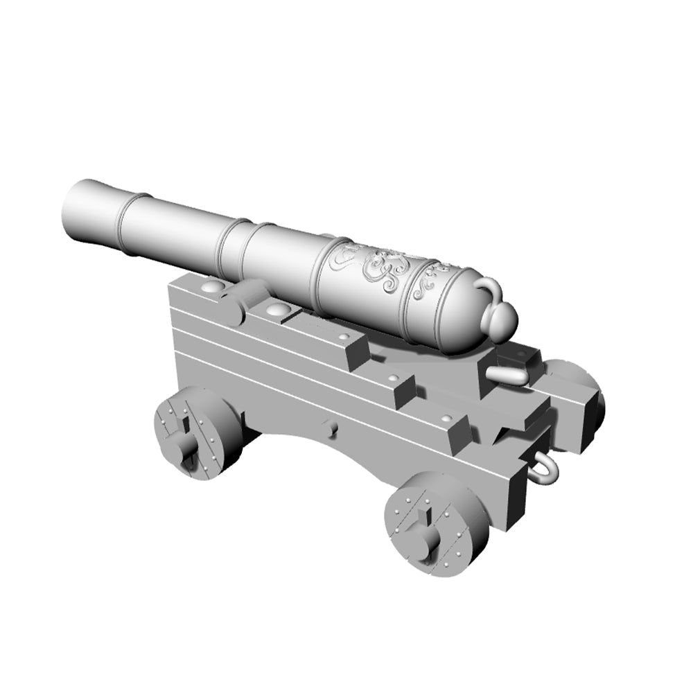 SSMODEL SSF-001J 1/- Ships cannon Napoleonic Victorian pirate D8.5*L55mm Secondary image
