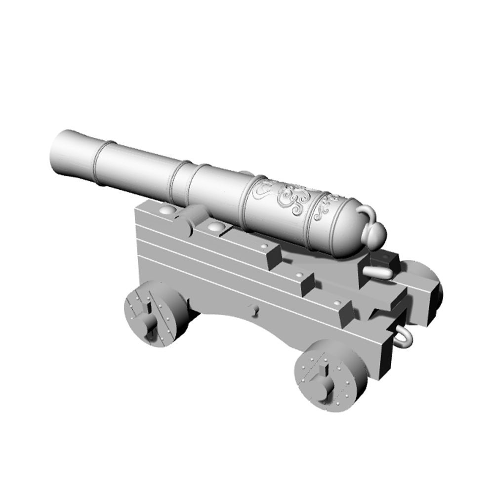SSMODEL SSF-001K 1/- Ships cannon Napoleonic Victorian pirate D10*L65mm — detail view 2