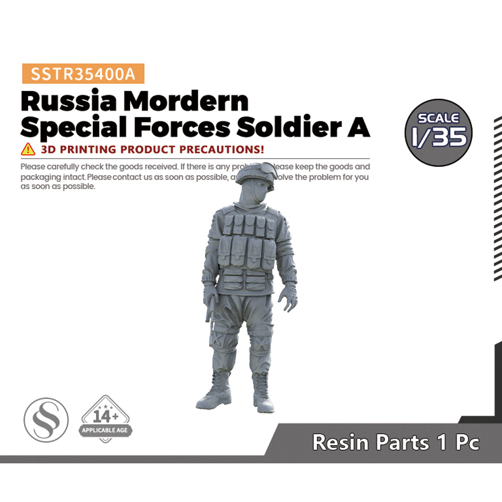 SSMODEL SSTR400A Miniatures Soldier Model Kit Russia Mordern Special Forces Soldier A Main image