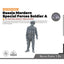 SSMODEL SSTR400A Miniatures Soldier Model Kit Russia Mordern Special Forces Soldier A