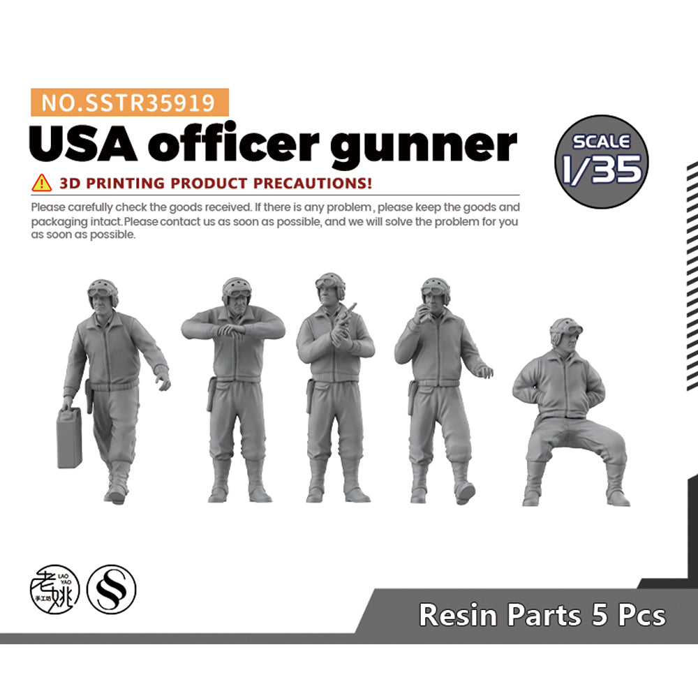 SSMODEL SSTR919  Character Model USA officer gunner Main image