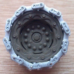 SSMODEL  35108 tank model 1/35 10 metal tracks with pins