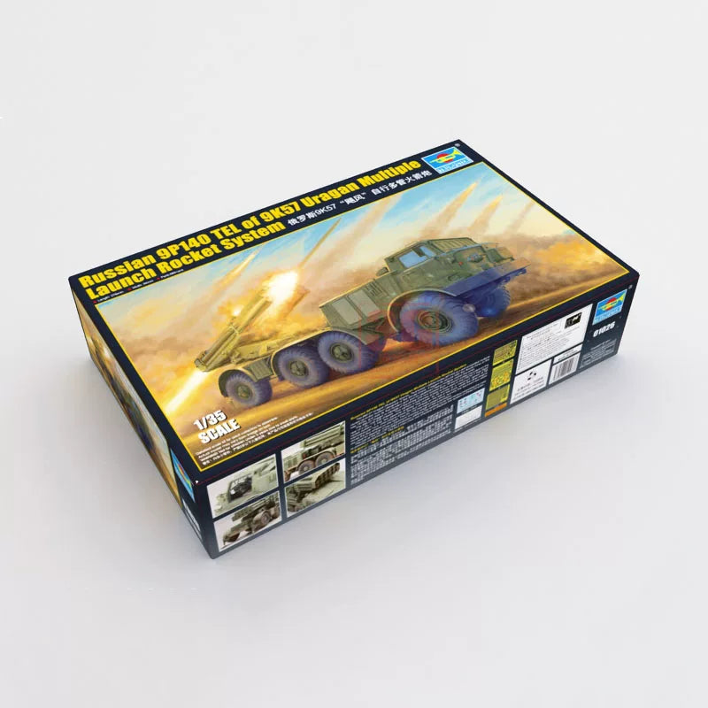 3G model Trumpeter assembly model 01026 1/35 Russian 9K57 Hurricane self-propelled MLRS