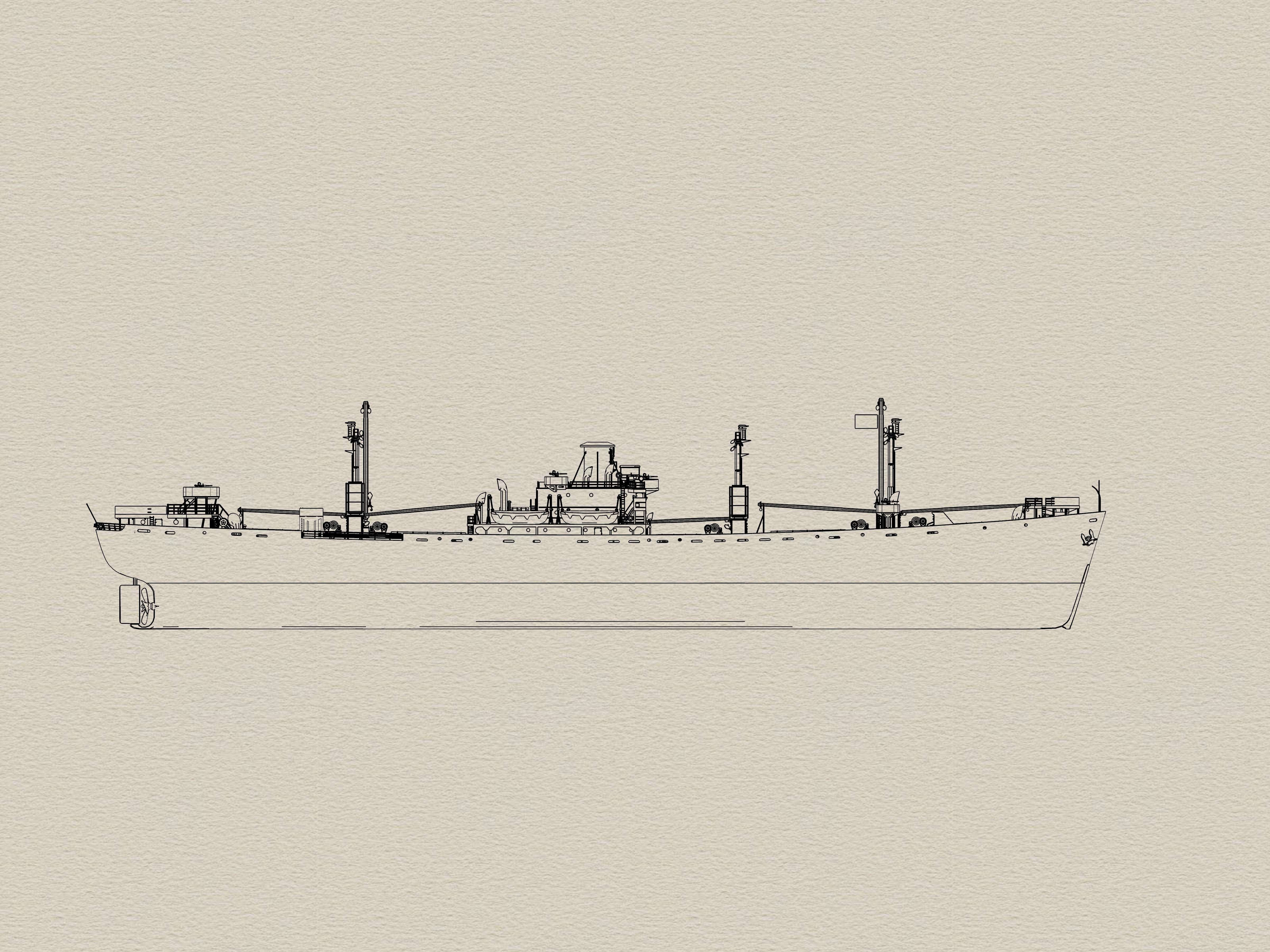 SSMODEL 725S Military Model Kit USN Cargo Liberty Ship Full Hull Secondary image