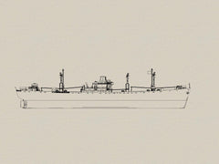 SSMODEL 725S Military Model Kit USN Cargo Liberty Ship Full Hull