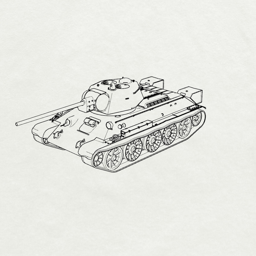SSMODEL 884 Scale Military Model Kit Soviet T-34-57 Type 1943 Medium Tank