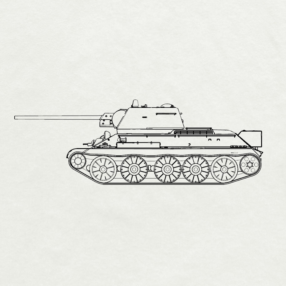 SSMODEL 884 Scale Military Model Kit Soviet T-34-57 Type 1943 Medium Tank