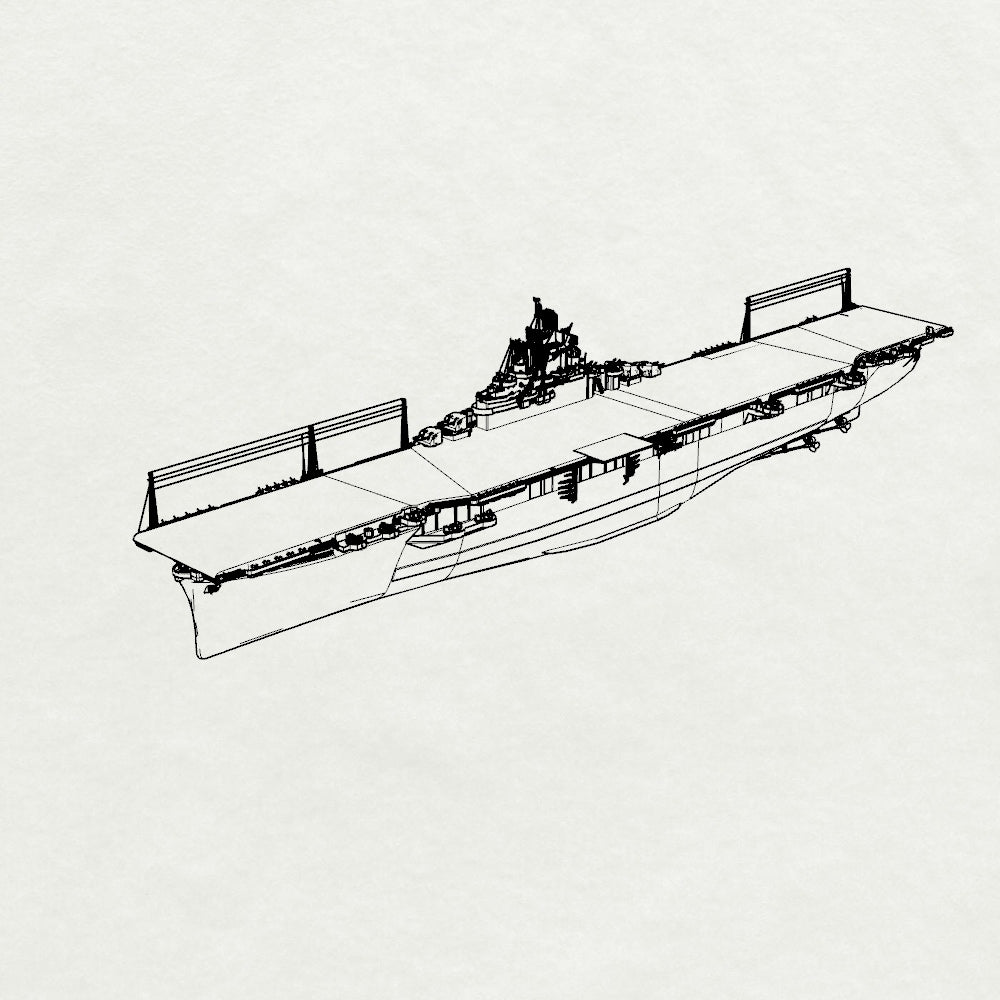 SSMODEL 616 Military Model Kit USA Essex-Class Aircraft Carriers Lake Champlain (CV-39) Water Line