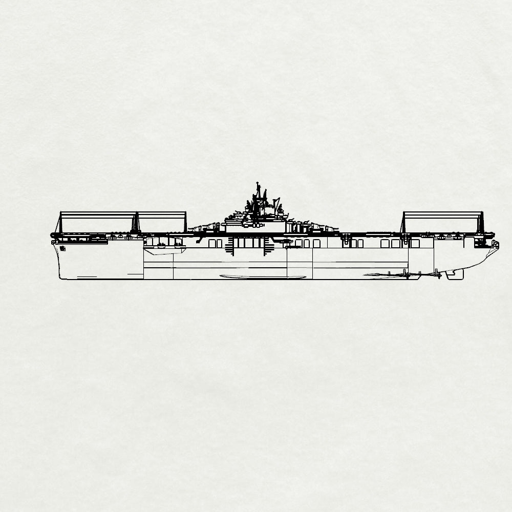 SSMODEL 616 Military Model Kit USA Essex-Class Aircraft Carriers Lake Champlain (CV-39) Water Line