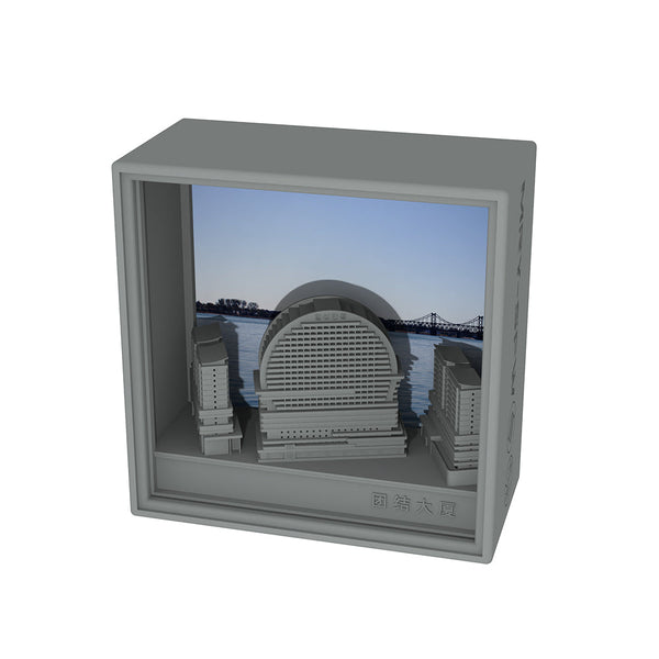 Yao's Studio YP-102 1/-  City Landmark Building Box Refrigerator Magnet 3D Artware