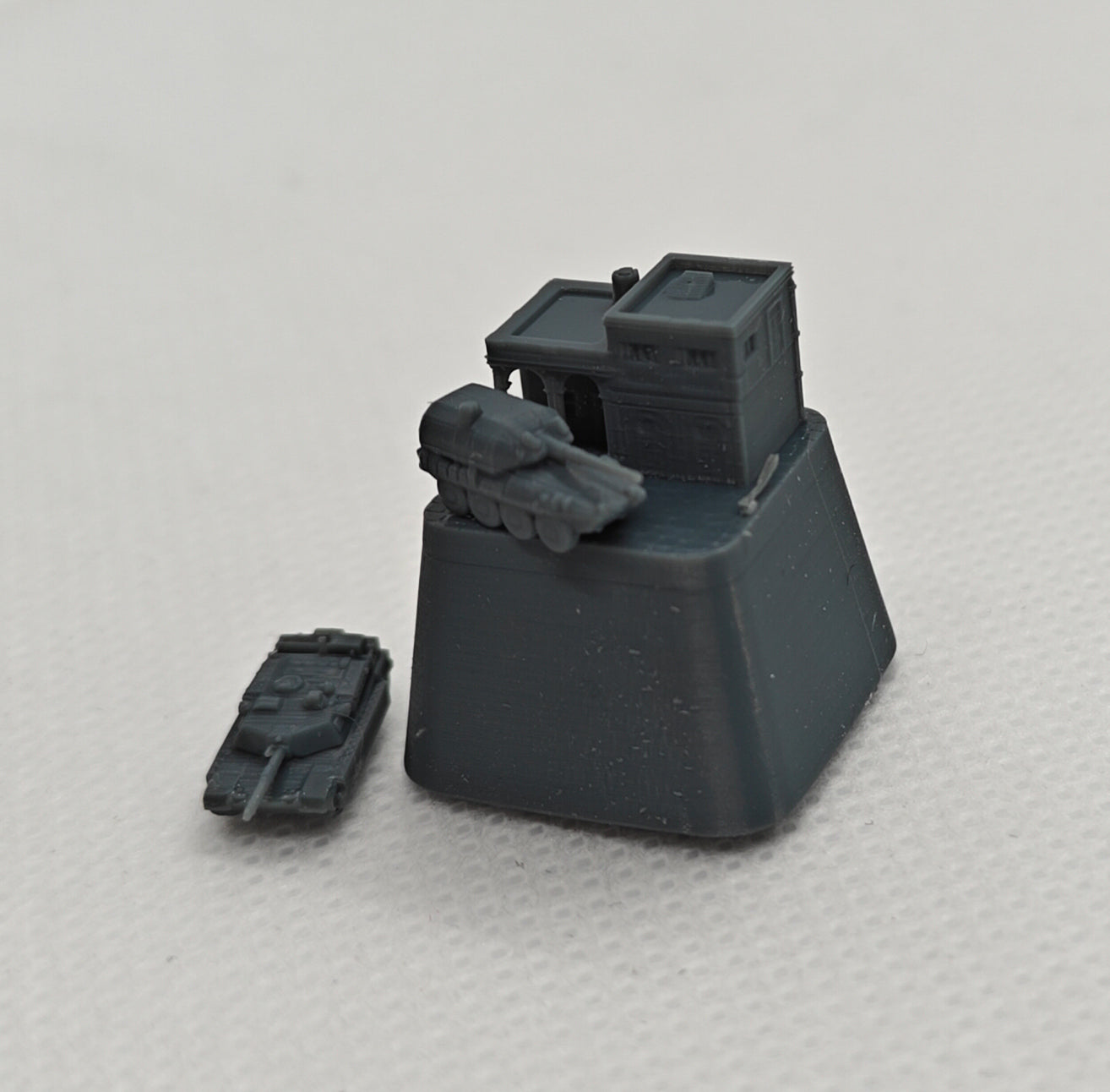 Yao's Studio YP  1/-  Creative Mechanical Keyboard Keycap (Single)  Unique Garage Tank Scene Keycap Secondary image