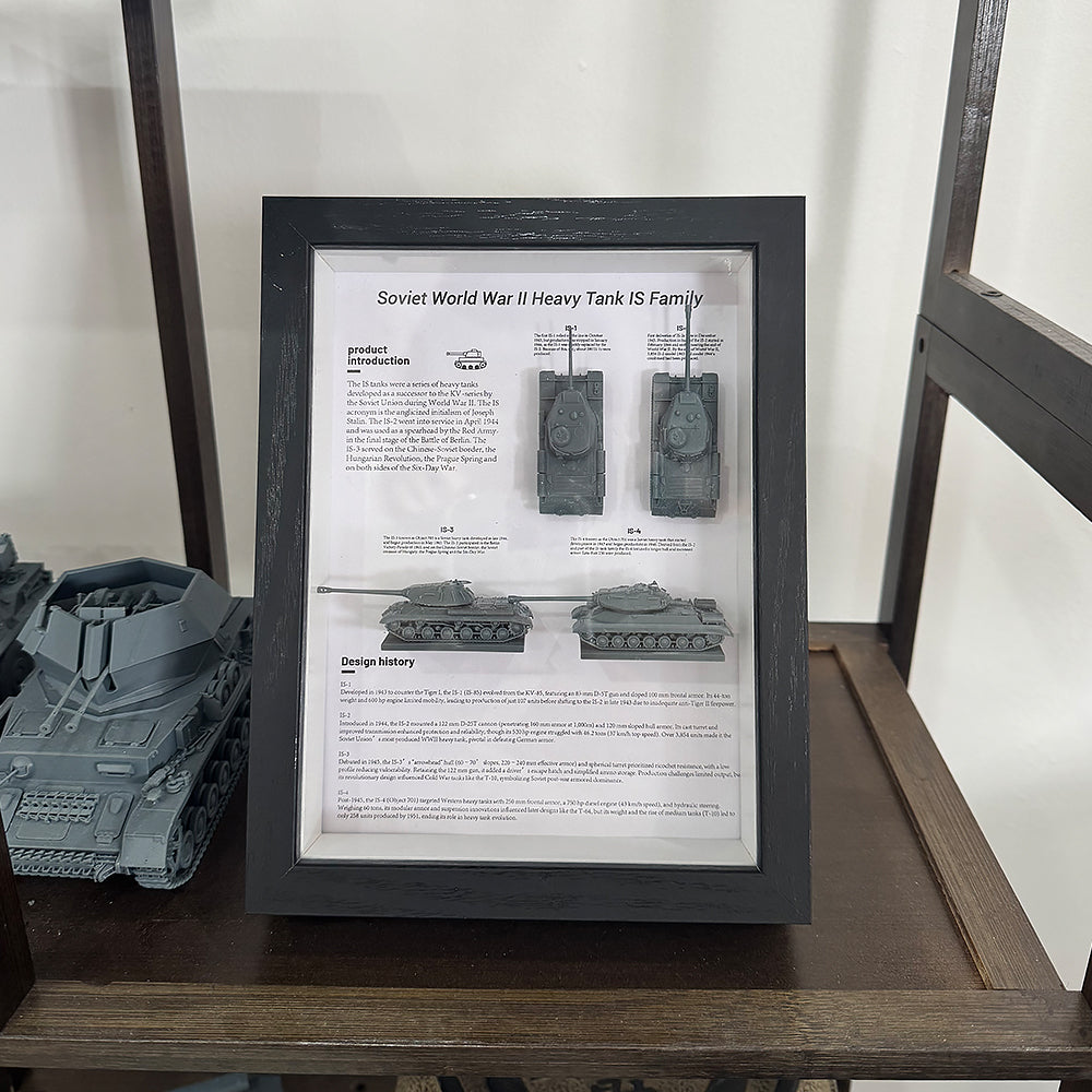 Yao's Studio YPL 1/L  Collectible Display Frame War Scene Display Box 3D Hollow Photo Frame Israel Merkava Tank Series Secondary image