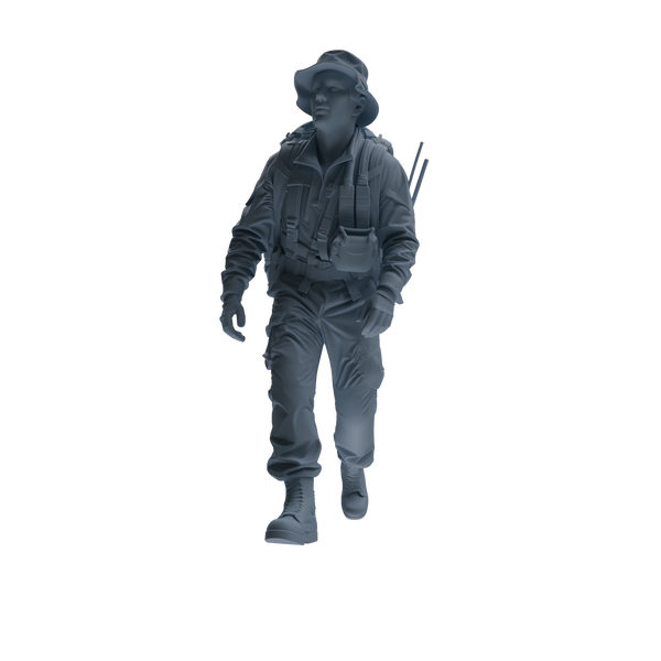 MRY-SFW SSTR138 Miniatures Soldier Model Kit War of Hyenas Modern Canadian Army Four-Person Hiking Group