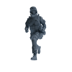 MRY-SFW SSTR329 Modern Counter-Terrorism SWAT Fire Support Operator Rescue 2 Four-Person Group