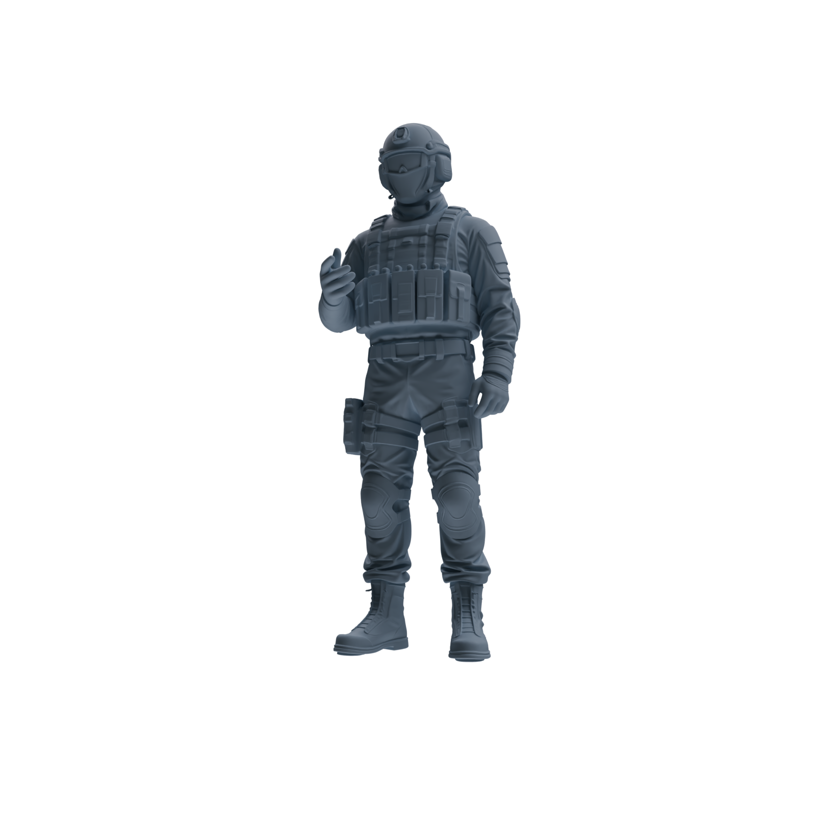 MRY-SFW SSTR347 Modern American Mercenary Conversation Four-Person Group