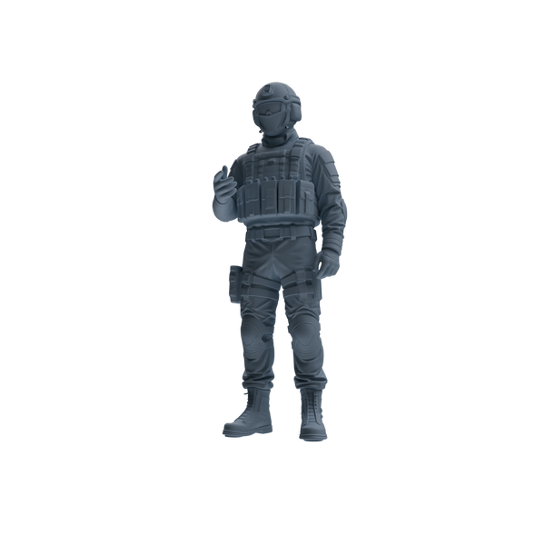 MRY-SFW SSTR347 Modern American Mercenary Conversation Four-Person Group