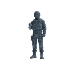 MRY-SFW SSTR347 Modern American Mercenary Conversation Four-Person Group