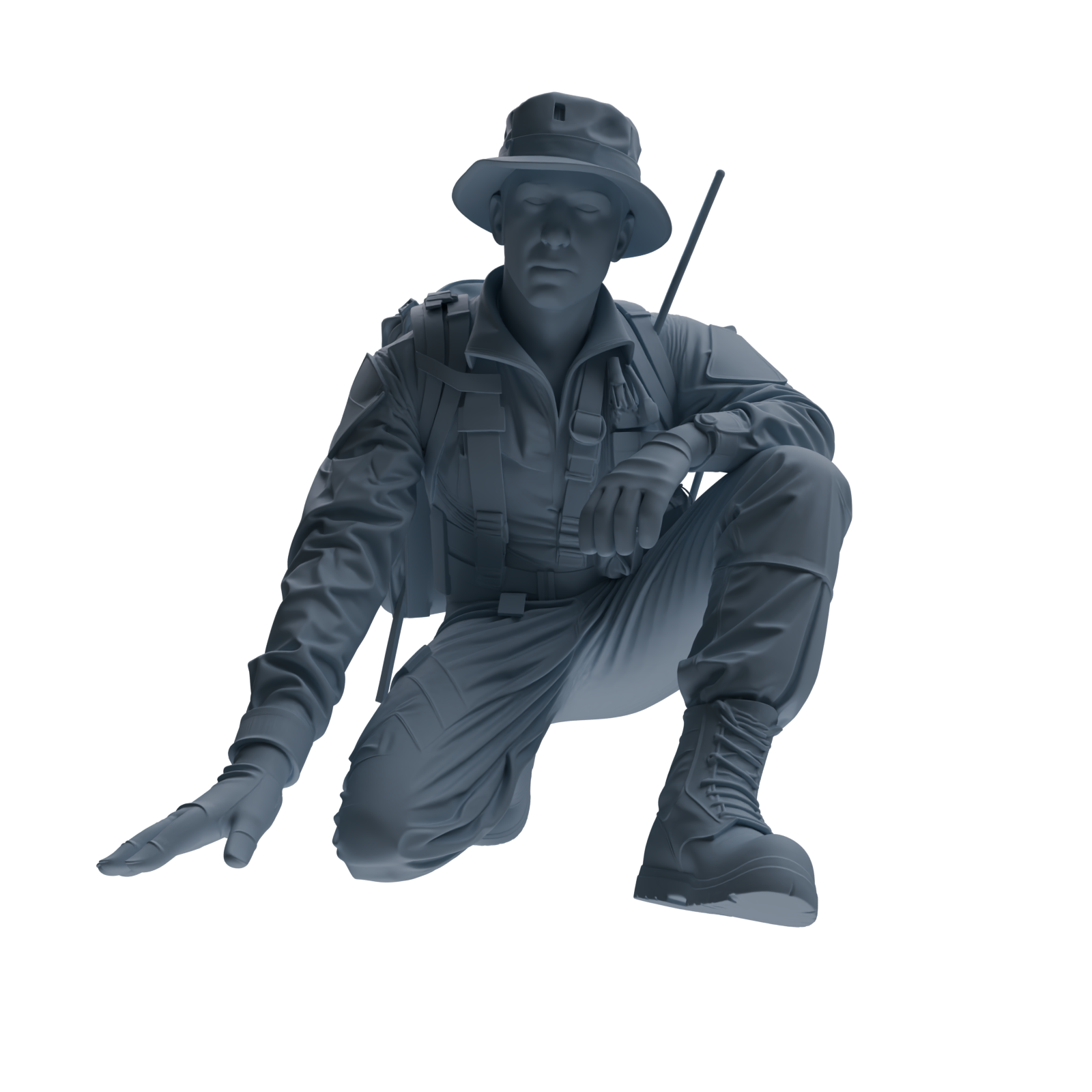 MRY-SFW SSTR146 Miniatures Soldier Model Kit War of Hyenas Modern Canadian Army Four-Person Tactics Group