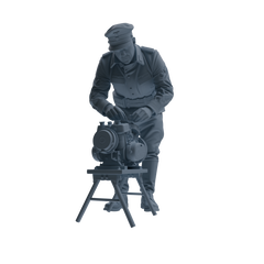 MRY-SFW SSTR252 WWI British Army Logistics Soldier Maintenance Four-Person Group