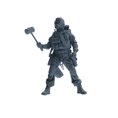 MRY-SFW SSTR341 Modern Counter-Terrorism SWAT Breacher Combat 2 Four-Person Group