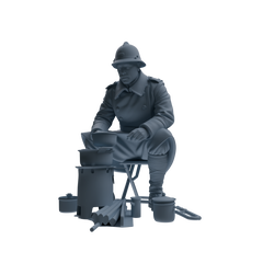 MRY-SFW SSTR260 WWI French Army Logistics Soldier Picnic Four-Person Group