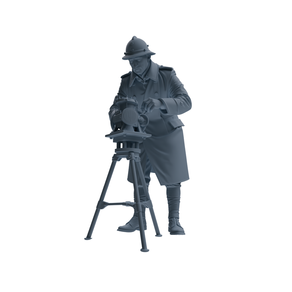 MRY-SFW SSTR259 WWI French Army Logistics Soldier Maintenance Four-Person Group