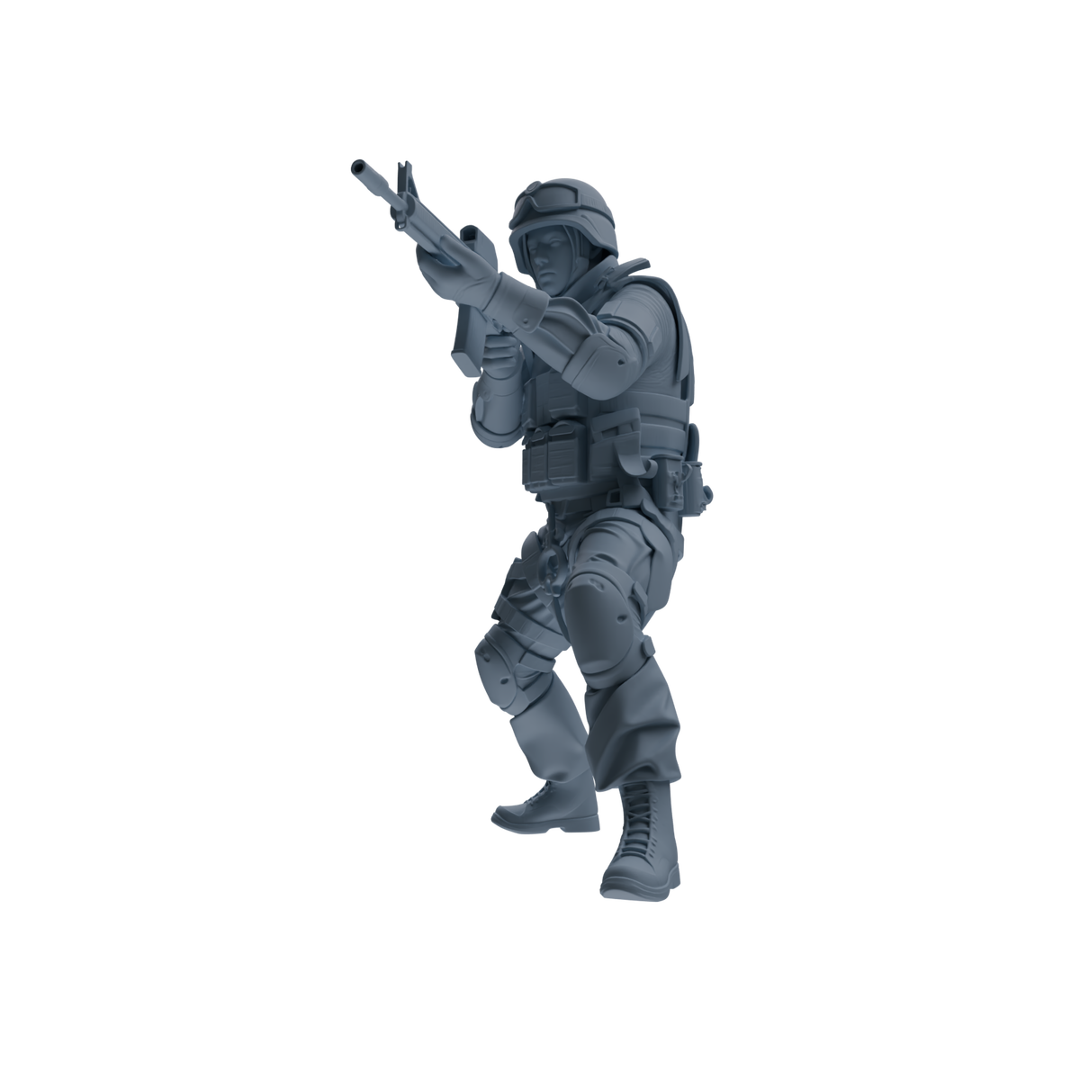 MRY-SFW SSTR335 Modern Counter-Terrorism SWAT Fire Support Operator Combat Four-Person Group — detail view 2