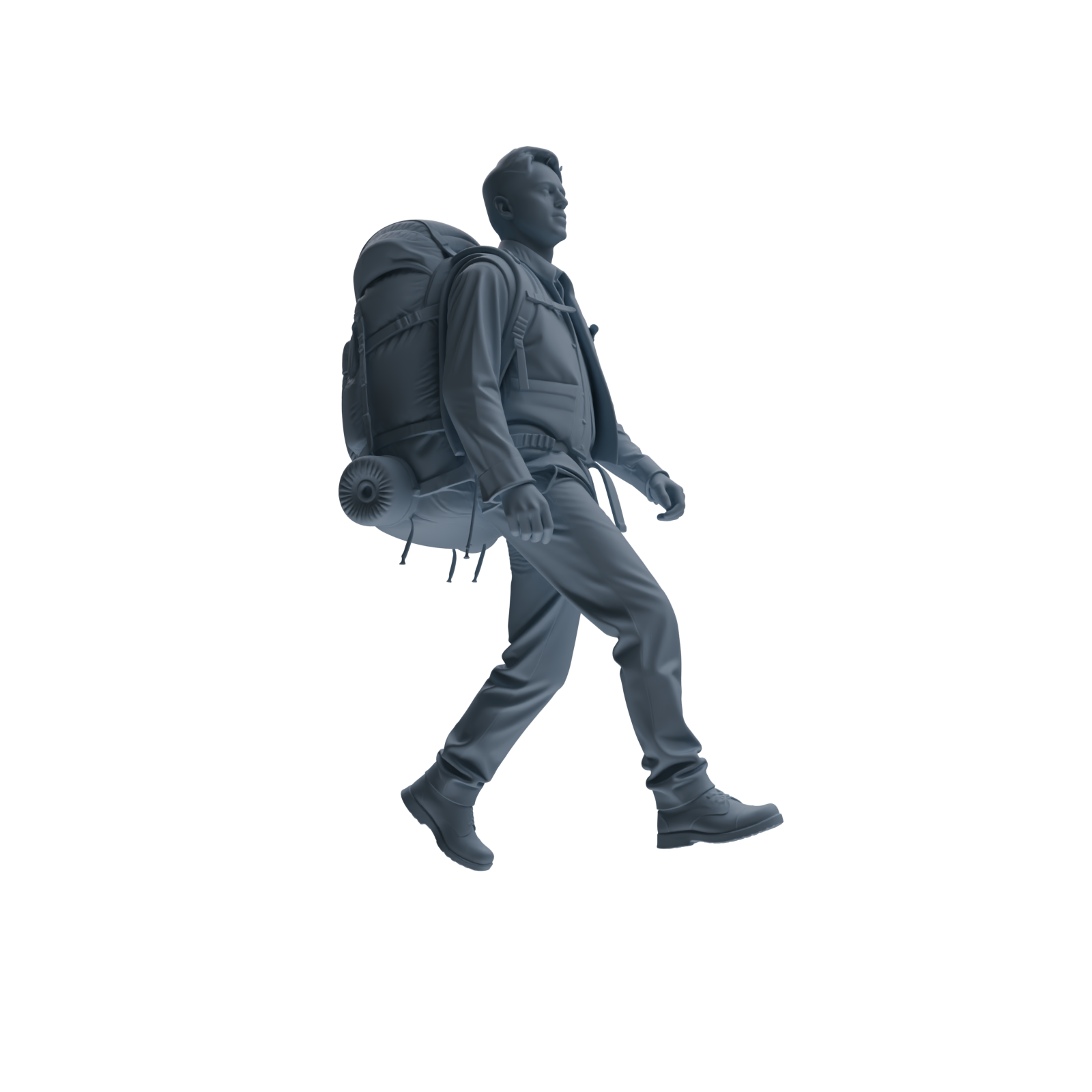 MRY-SFW SSTR139 Miniatures Soldier Model Kit War of Hyenas Modern Canadian Army Four-Person Hiking Group 2