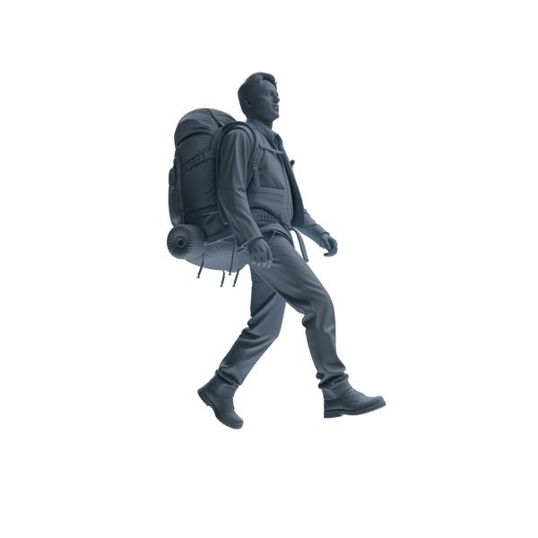 MRY-SFW SSTR139 Miniatures Soldier Model Kit War of Hyenas Modern Canadian Army Four-Person Hiking Group 2