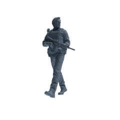 MRY-SFW SSTR127 Miniatures Soldier Model Kit Boston Attack Modern Boston Police Four-Person Patrol Group