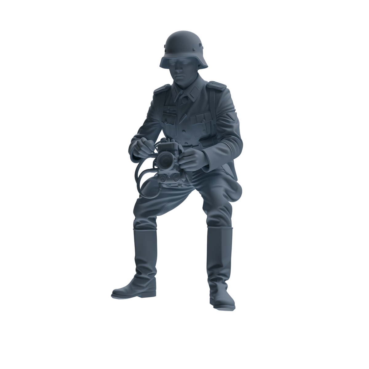 MRY-SFW SSTR214 WWII British Logistics Soldier Maintenance Four-Person Group — detail view 2