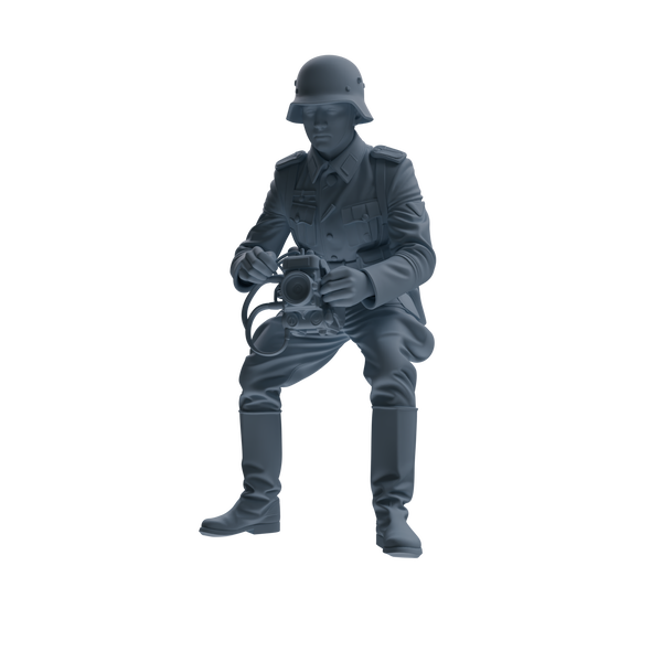 MRY-SFW SSTR214 WWII British Logistics Soldier Maintenance Four-Person Group