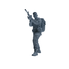 MRY-SFW SSTR141 Miniatures Soldier Model Kit War of Hyenas Modern Canadian Army Four-Person Urban Combat Group 2