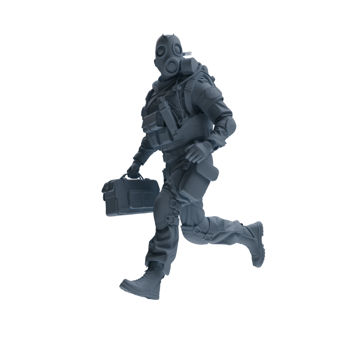 MRY-SFW SSTR313 Modern Counter-Terrorism SWAT Breacher Rescue Four-Person Group — detail view 2