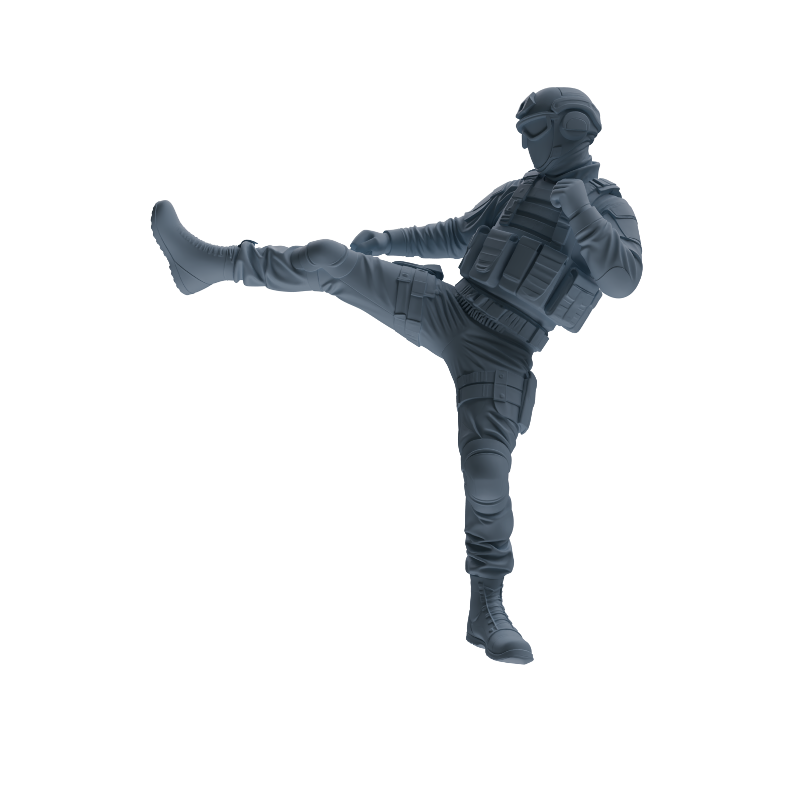 MRY-SFW SSTR346 Modern American Mercenary Combat Four-Person Group