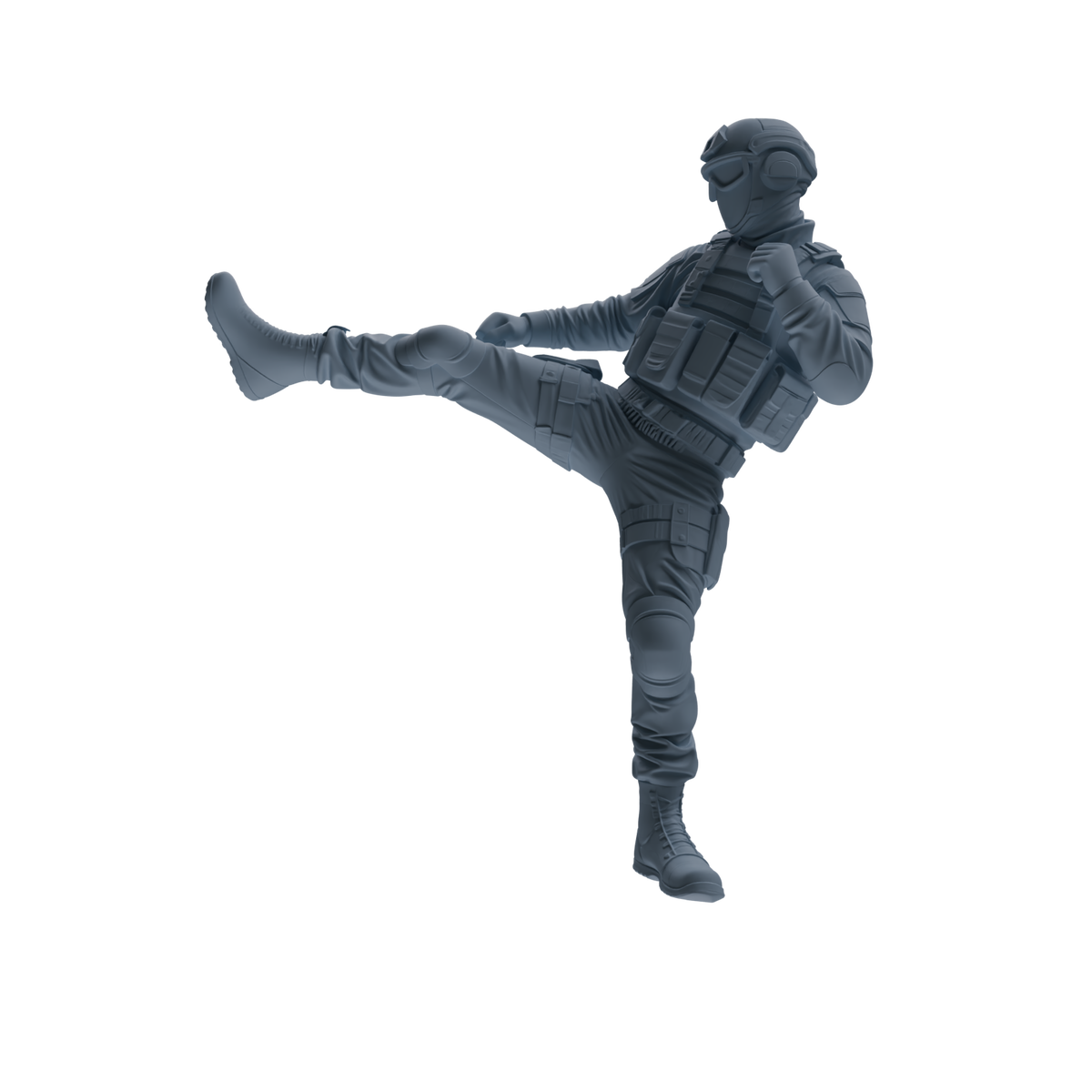 MRY-SFW SSTR346 Modern American Mercenary Combat Four-Person Group — detail view 2