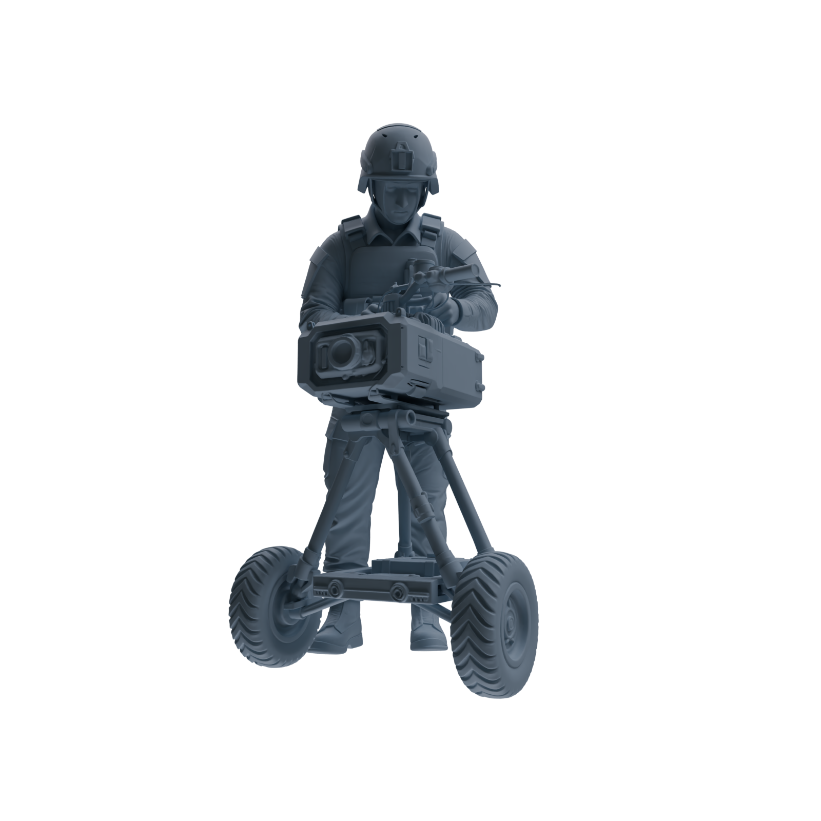 MRY-SFW SSTR250 Modern British Army Logistics Soldier Maintenance Three-Person Group
