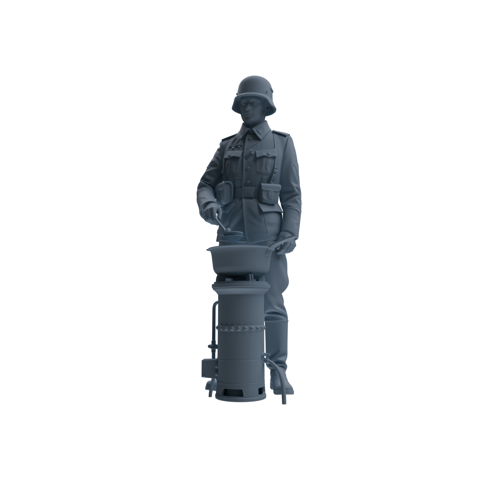 MRY-SFW SSTR231 WWII British Army Logistics Soldier Picnic Four-Person Group