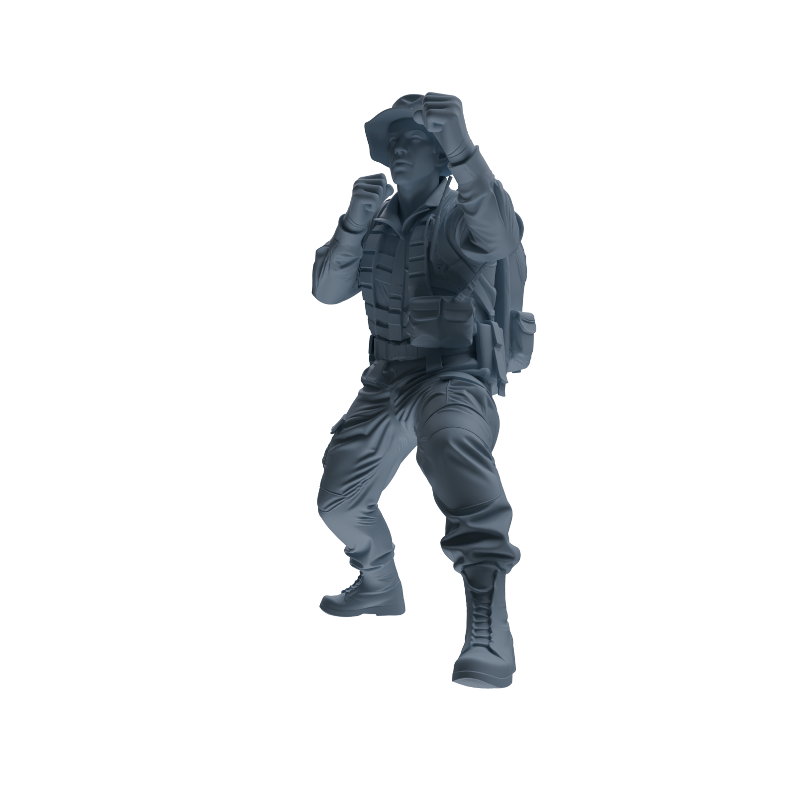 MRY-SFW SSTR131 Miniatures Soldier Model Kit War of Hyenas Modern Canadian Army Four-Person Combat Group