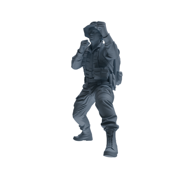 MRY-SFW SSTR131 Miniatures Soldier Model Kit War of Hyenas Modern Canadian Army Four-Person Combat Group