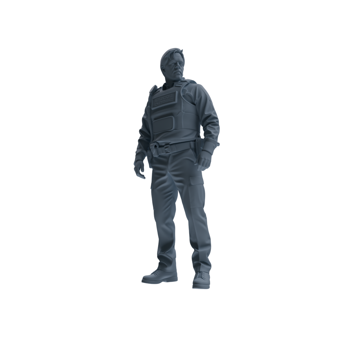 MRY-SFW SSTR123 Miniatures Soldier Model Kit Boston Attack Modern Boston Police Four-Person Reconnaissance Group — detail view 2