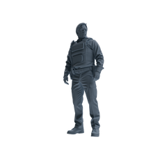 MRY-SFW SSTR123 Miniatures Soldier Model Kit Boston Attack Modern Boston Police Four-Person Reconnaissance Group