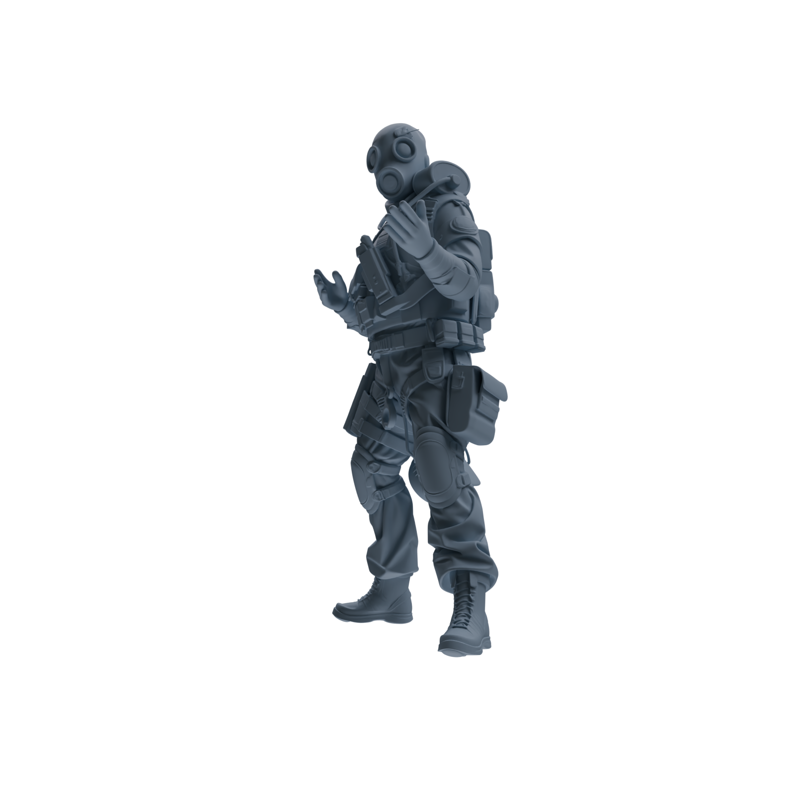 MRY-SFW SSTR312 Modern Counter-Terrorism SWAT Breacher Conversation Four-Person Group