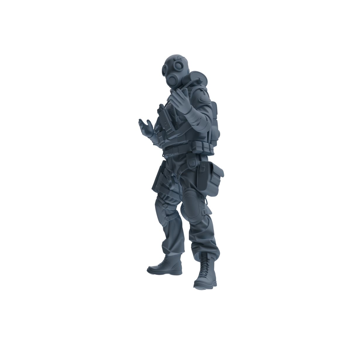 MRY-SFW SSTR312 Modern Counter-Terrorism SWAT Breacher Conversation Four-Person Group — detail view 2