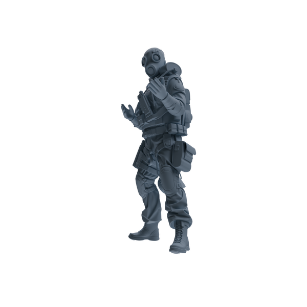 MRY-SFW SSTR312 Modern Counter-Terrorism SWAT Breacher Conversation Four-Person Group