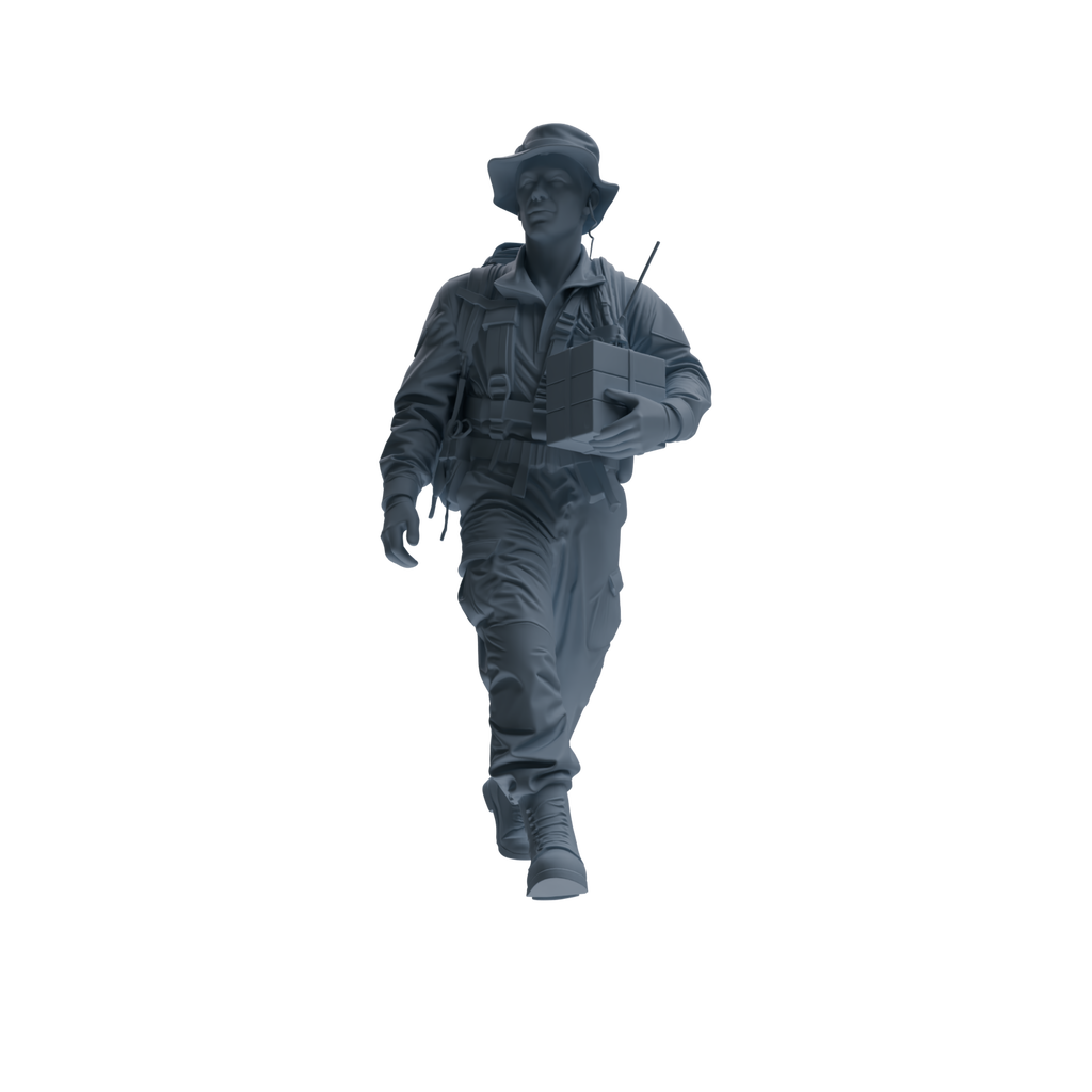 MRY-SFW SSTR132 Miniatures Soldier Model Kit War of Hyenas Modern Canadian Army Four-Person Logistics Group