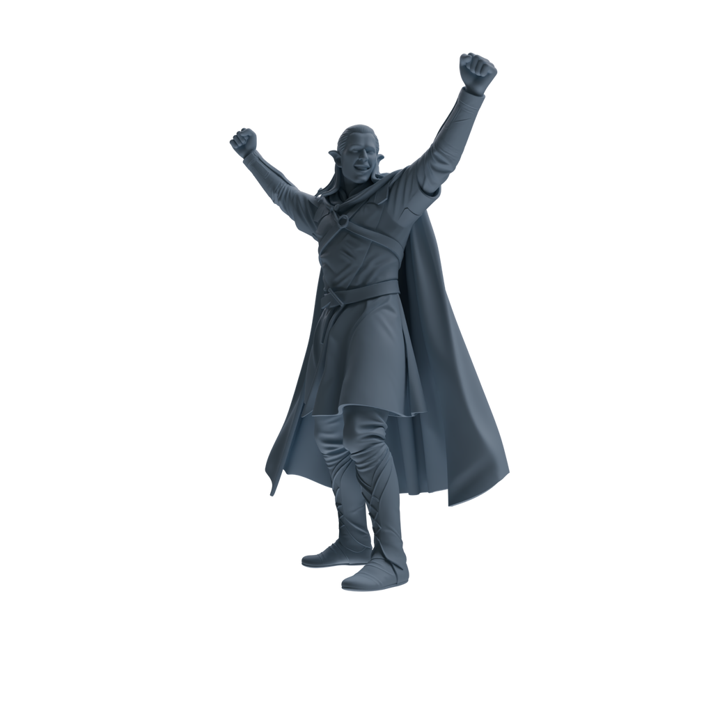 MRY-SFW SSTR304 Medieval Elf-King Cheering Four-Person Group
