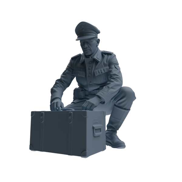 MRY-SFW SSTR257 WWI German Army Logistics Soldier Combat Readiness Four-Person Group